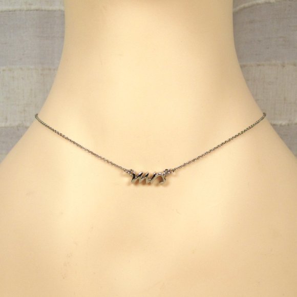 Kate Spade Silver "Say Yes" Mrs. Necklace - Picture 2 of 11